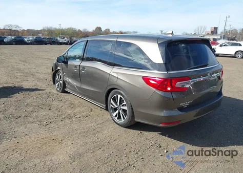 2019 Honda Odyssey Elite z USA, uszkodzony, nr VIN 5FNRL6H92KB118429